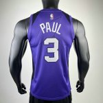 NBA 3 Paul Phoenix Suns 2018 city Maillot Violet imprimé